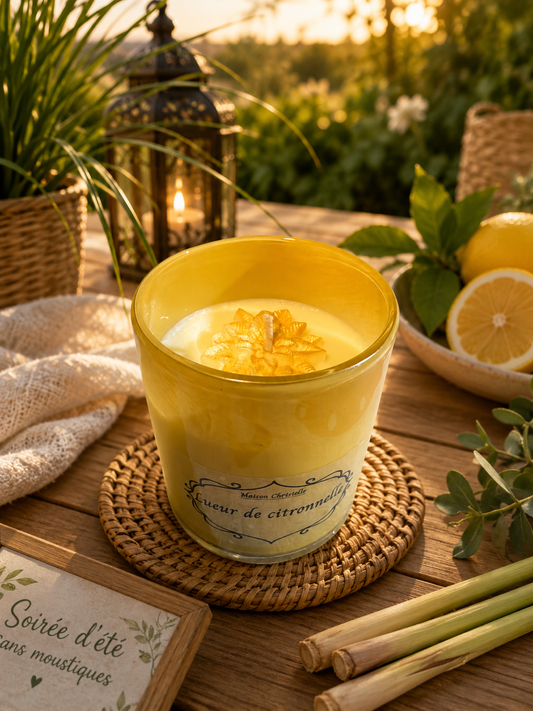 Bougie parfumée Lueur de citronnelle